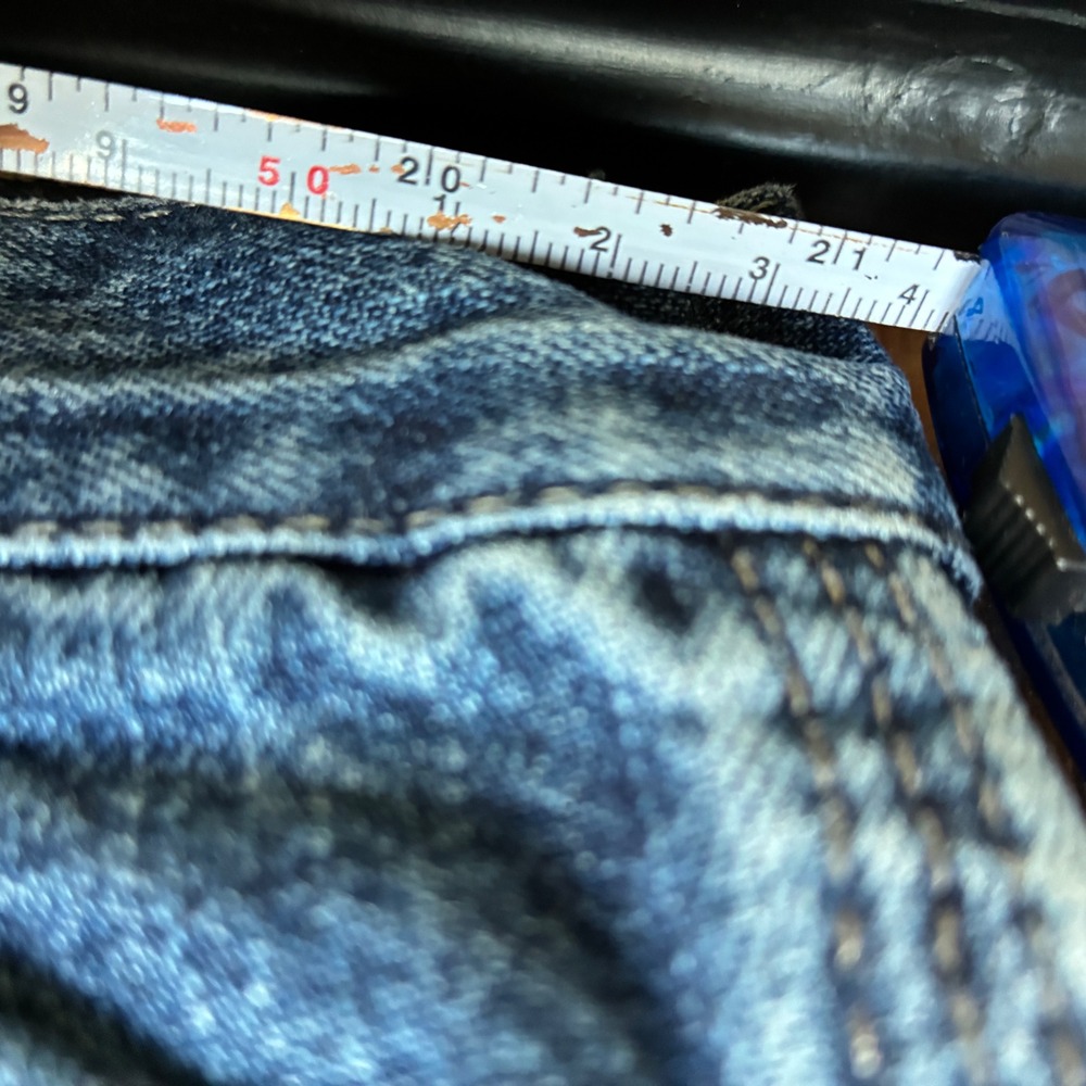 Wrangler Carpenter Jeans Women 42x30 Blue Excellent Workwear High Rise Utility - Picture 8 of 10